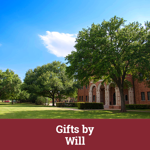 Photo of a building. Links to Gifts by Will
